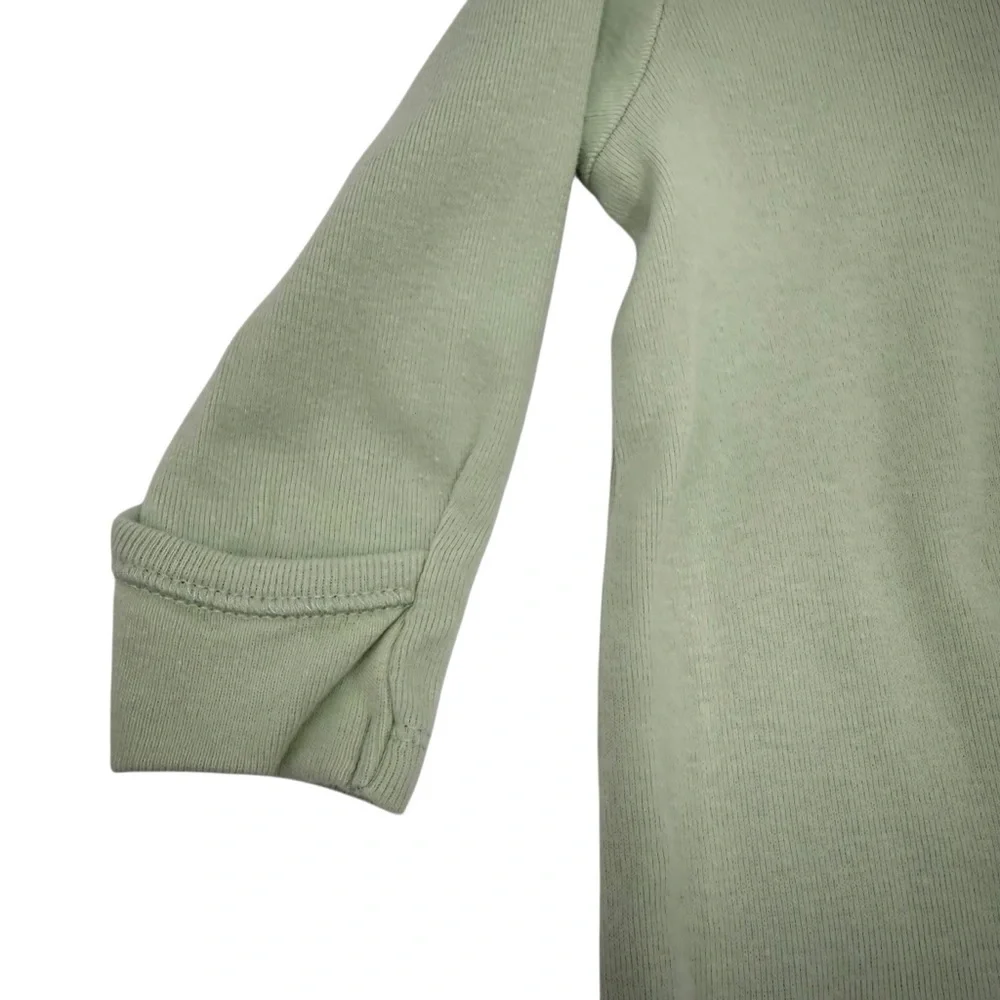 Old Navy Green Footie One Piece with Cozy Fabric